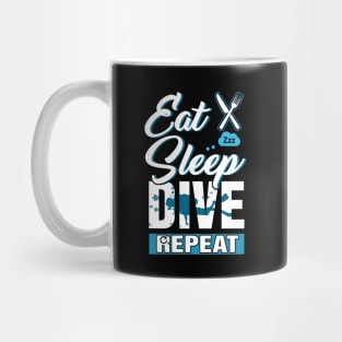 Eat sleep dive repeat Mug